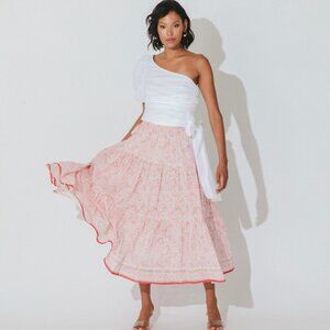 Uma Midi Skirt | Paisley Ditzy